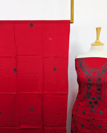 Lawn with Handmade Banarasi + Mirror Work 3Pc Unstitched