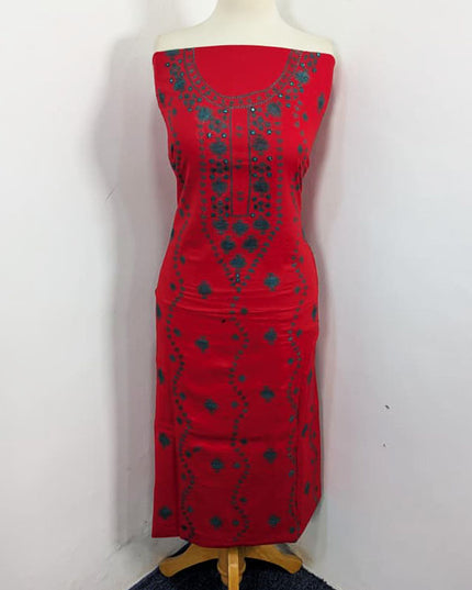 Lawn with Handmade Banarasi + Mirror Work 3Pc Unstitched