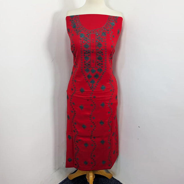 Lawn with Handmade Banarasi + Mirror Work 3Pc Unstitched