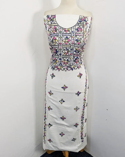 Lawn with Handmade Balochi Tanka + Mirror Work 3Pc Unstitched