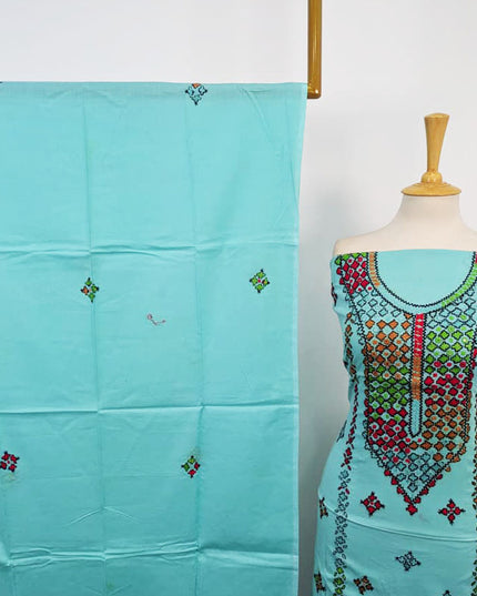 Fancy Handmade Balochi Tanka + Mirror Work Lawn 3Pc Unstitched