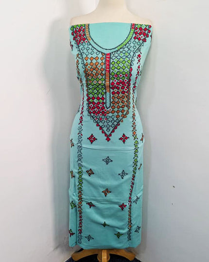 Fancy Handmade Balochi Tanka + Mirror Work Lawn 3Pc Unstitched