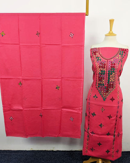 Fancy Handmade Balochi Tanka + Mirror Work Lawn 3Pc Unstitched