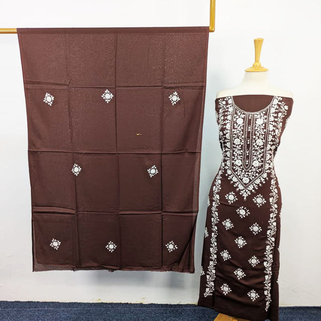 Fancy Handmade Pakka Tanka + Mirror Work Lawn 3Pc Unstitched