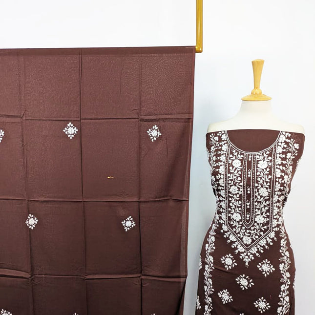 Fancy Handmade Pakka Tanka + Mirror Work Lawn 3Pc Unstitched