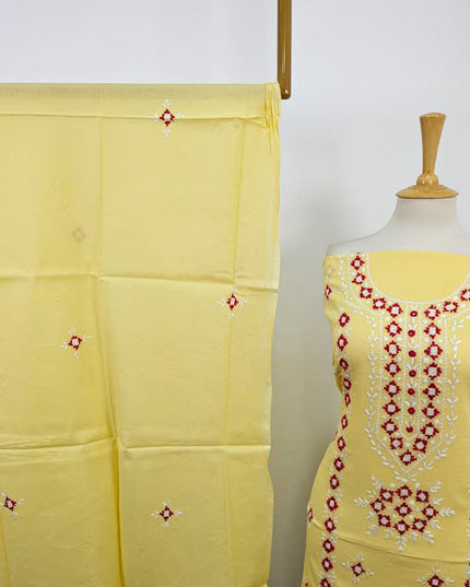 Handmade Gala Style Pakka Tanka Work Lawn 3Pc Unstitched