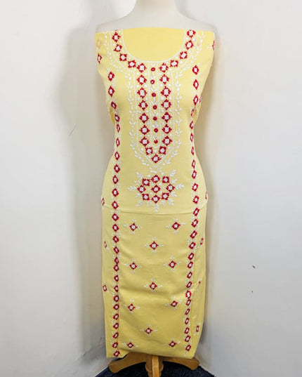 Handmade Gala Style Pakka Tanka Work Lawn 3Pc Unstitched
