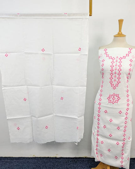 Handmade Gala Style Pakka Tanka Work Lawn 3Pc Unstitched