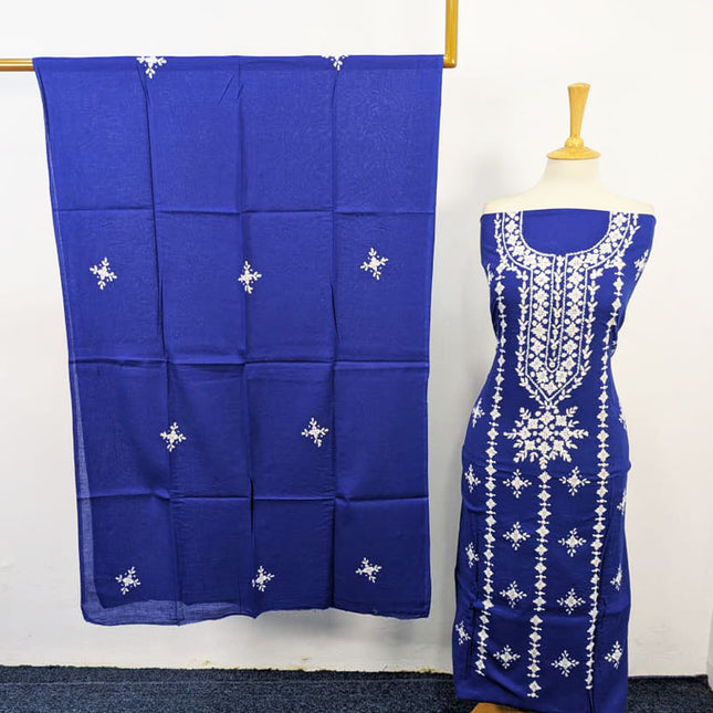 Handmade Gala Style Pakka Tanka Work Lawn 3Pc Unstitched