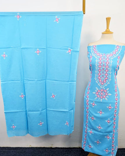 Handmade Gala Style Pakka Tanka Work Lawn 3Pc Unstitched