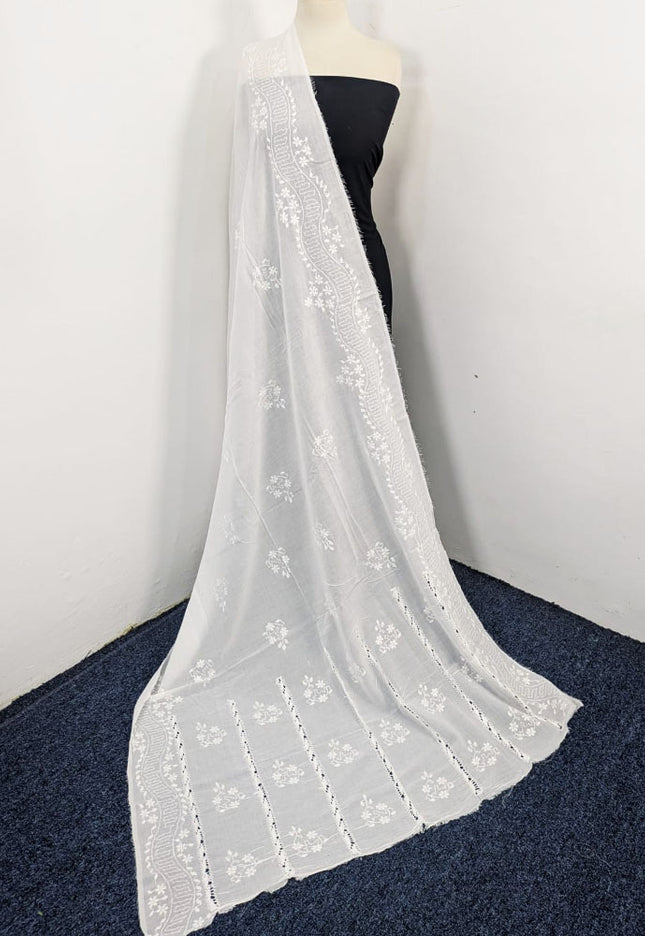 Fancy Dyeable Lawn with Pakka Tanka + Tarkashi Jaal Work Dupatta