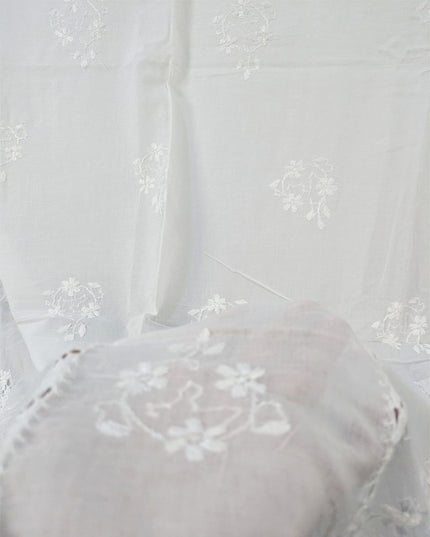 Fancy Dyeable Lawn with Pakka Tanka + Tarkashi Jaal Work Dupatta
