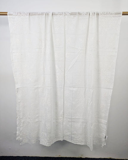 Dyeable Lawn with Shadow, Chikankari + Tarkashi Jaal Work Dupatta