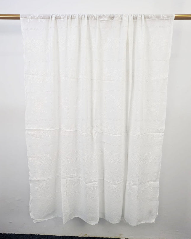 Dyeable Lawn with Shadow, Chikankari + Tarkashi Jaal Work Dupatta