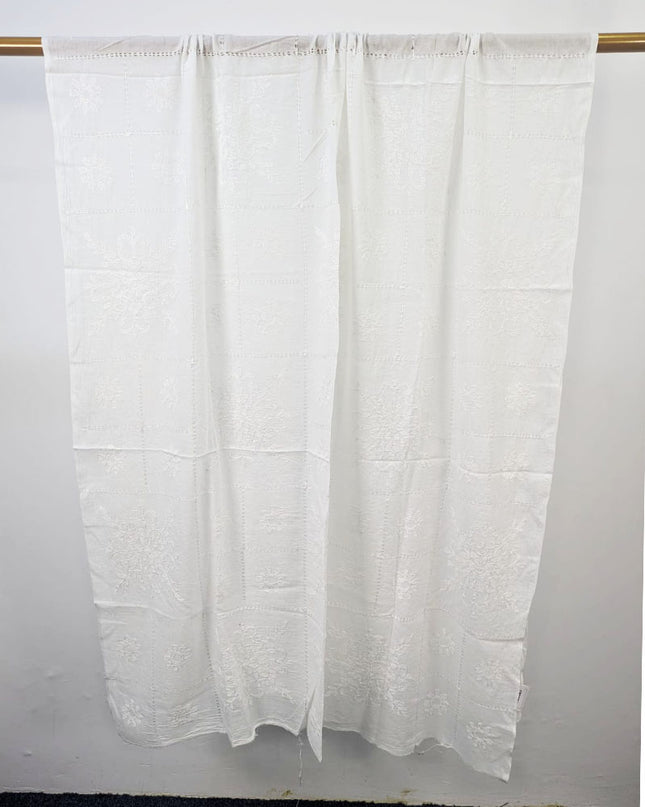 Dyeable Lawn with Shadow, Chikankari + Tarkashi Jaal Work Dupatta