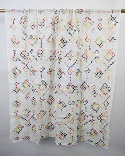 Lawn with Handmade Multicolor Pakka Tanka Work Dupatta