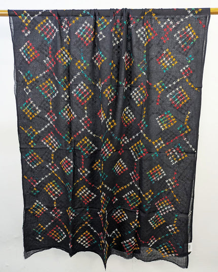 Lawn with Handmade Multicolor Pakka Tanka Work Dupatta
