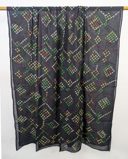 Lawn with Handmade Multicolor Pakka Tanka Work Dupatta