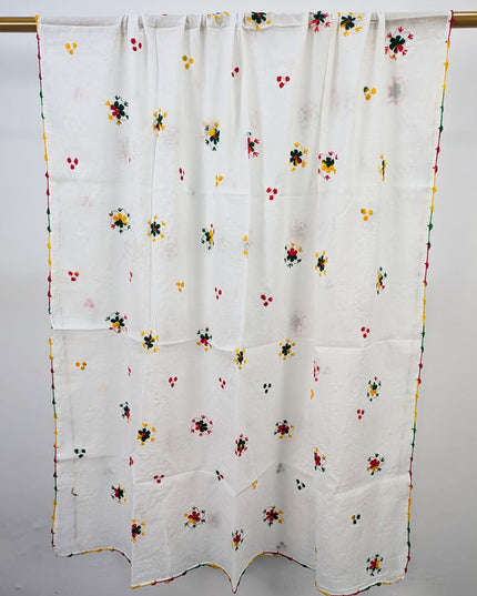 Lawn with Handmade Multicolor Pakka Tanka + Mirror Work Dupatta