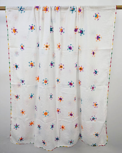 Lawn with Handmade Multicolor Pakka Tanka + Mirror Work Dupatta