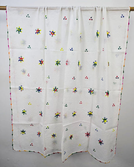 Lawn with Handmade Multicolor Pakka Tanka + Mirror Work Dupatta