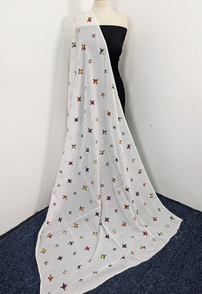 Fancy Lawn with Handmade Kacha Tanka Work Dupatta