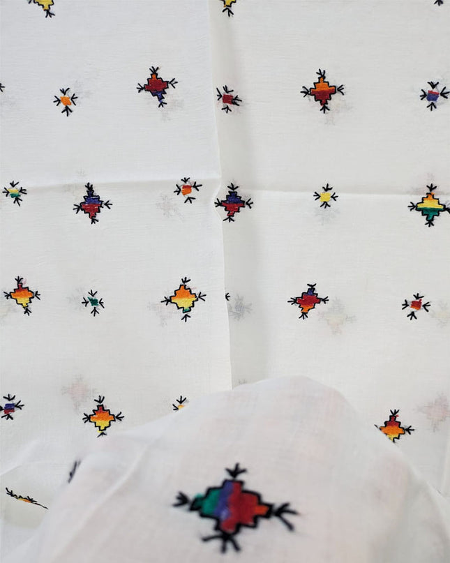 Fancy Lawn with Handmade Kacha Tanka Work Dupatta