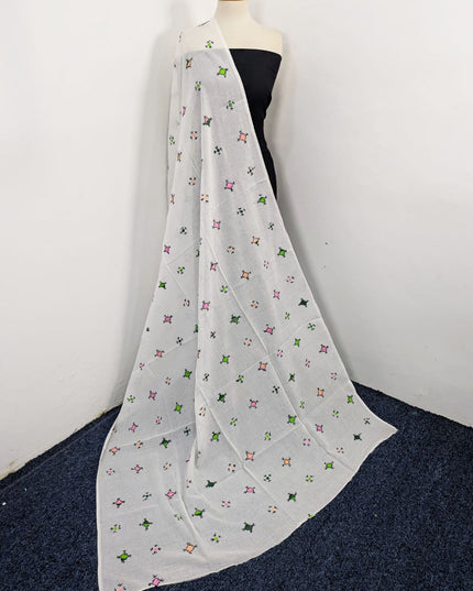 Fancy Lawn with Handmade Kacha Tanka Work Dupatta