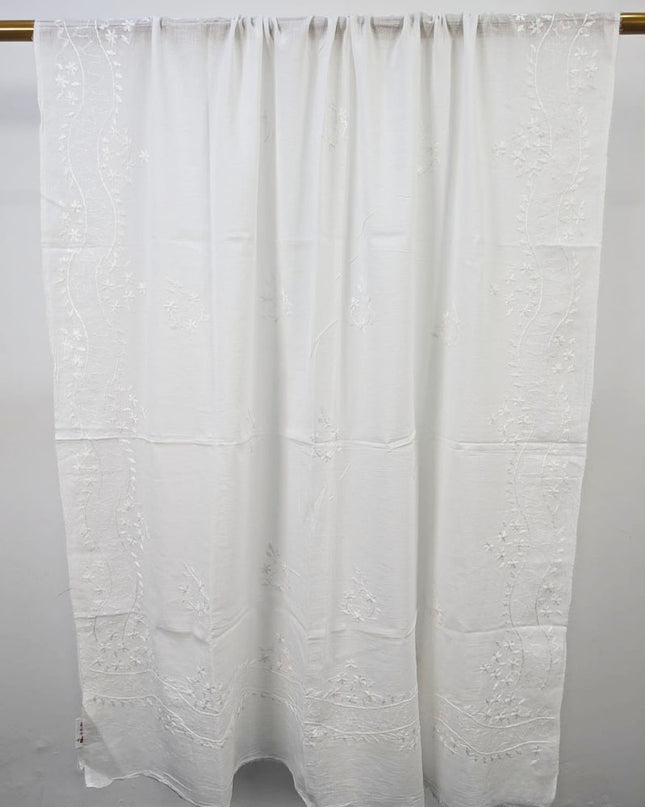 Handmade Pakka Tanka Work Dyeable Lawn Dupatta