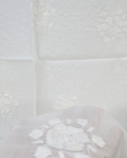 Dyeable Lawn with Handmade Pakka Tanka Work Dupatta