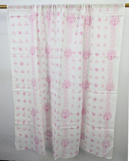 Fancy Handmade Full Jaal Kacha Tanka Work Dyeable Lawn Dupatta