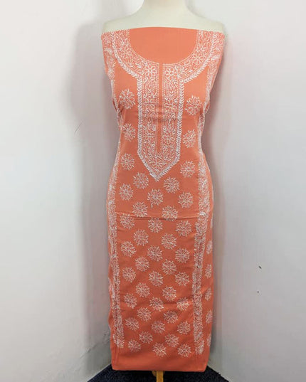 Fancy Lawn with Pakka Tanka Work + Chiffon Dupatta 3Pc Unstitched