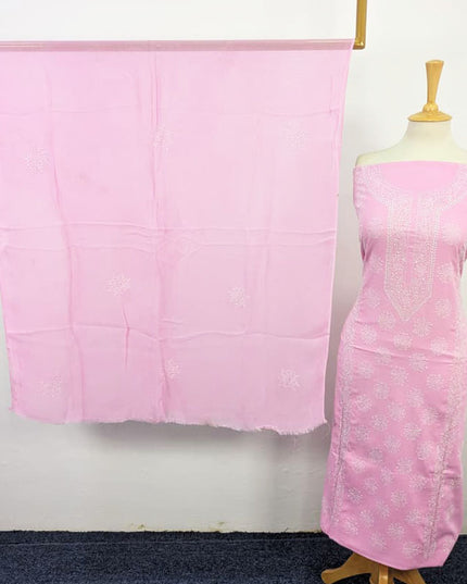 Fancy Lawn with Pakka Tanka Work + Chiffon Dupatta 3Pc Unstitched