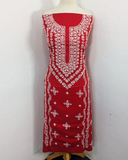 Handmade Pakka Tanka + Mirror Work Lawn with Chiffon Dupatta 3Pc