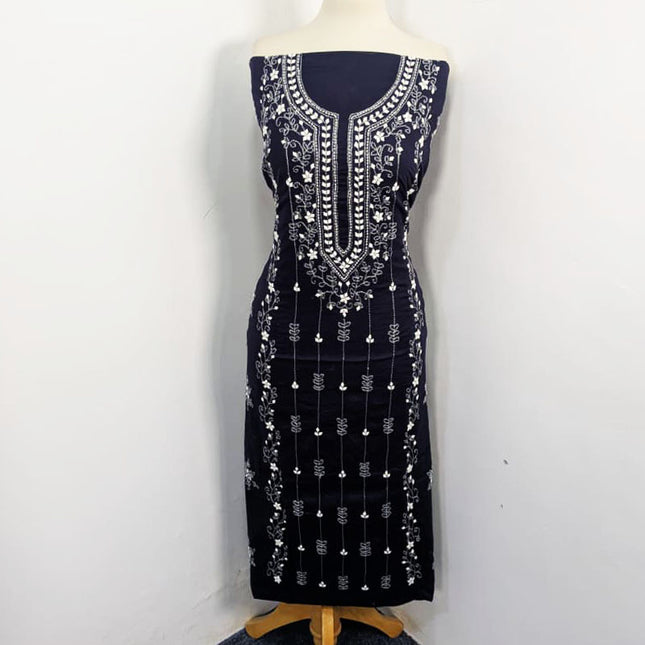 Lawn with Handmade Aplic Work Shirt & Chiffon Dupatta 3Pc Unstitched