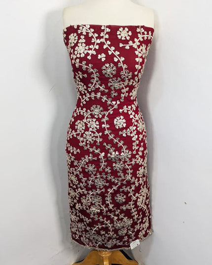 Handmade Full Jaal Gotta Work Chiffon Shirt Dupatta 2Pc Unstitched