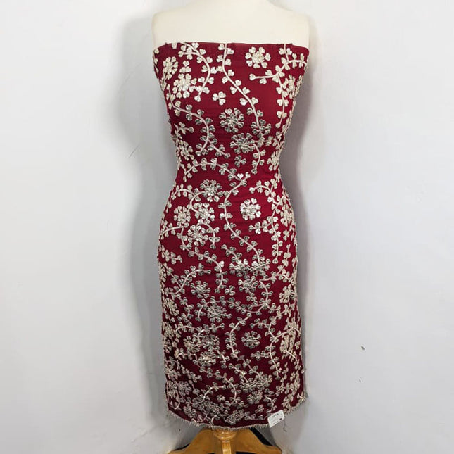 Handmade Full Jaal Gotta Work Chiffon Shirt Dupatta 2Pc Unstitched