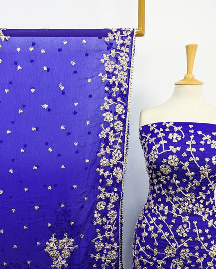 Fancy Chiffon with Full Jaal Gotta Work Shirt Dupatta 2Pc Unstitched