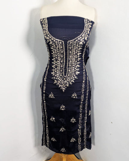 Handmade Gala Style Gotta Work Chiffon Shirt with Dupatta 2Pc Unstitched