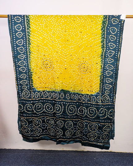 Luxury Shamooz Silk with Handmade Mukesh Work Dupatta