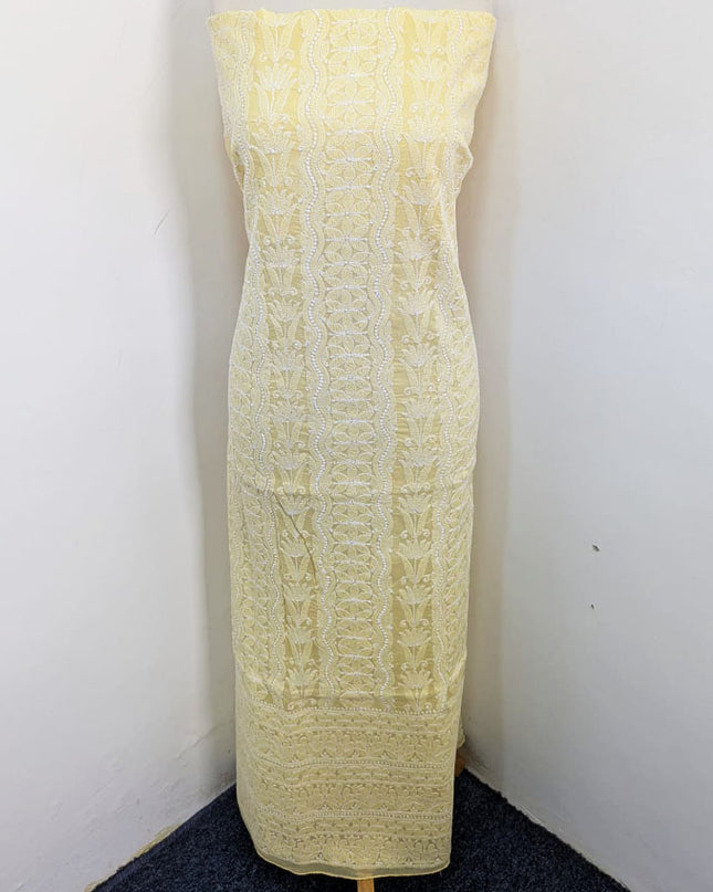 Fancy Pure Indian Lawn with Full Jaal Chikankari Work Shirt Unstitched