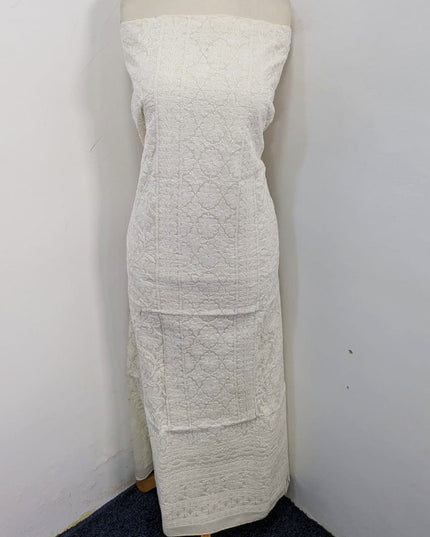 Pure Indian Lawn with Handmade Full Jaal Chikankari Work Shirt Unstitched