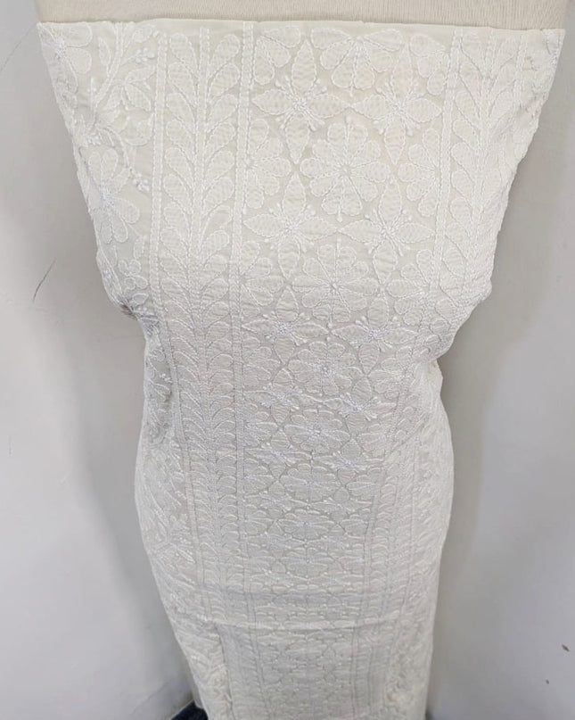 Pure Indian Lawn with Handmade Full Jaal Chikankari Work Shirt Unstitched