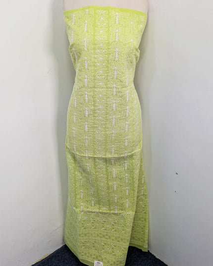 Fancy Pure Indian Lawn with Full Jaal Chikankari Work Shirt Unstitched