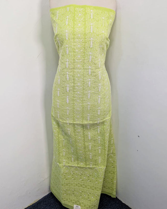 Fancy Pure Indian Lawn with Full Jaal Chikankari Work Shirt Unstitched