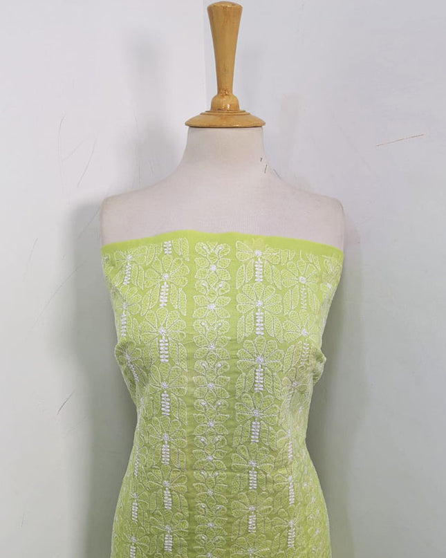 Fancy Pure Indian Lawn with Full Jaal Chikankari Work Shirt Unstitched