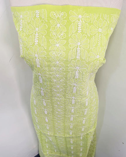 Fancy Pure Indian Lawn with Full Jaal Chikankari Work Shirt Unstitched