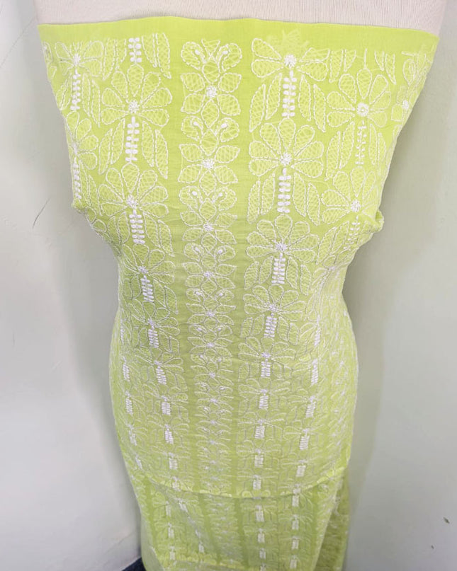 Fancy Pure Indian Lawn with Full Jaal Chikankari Work Shirt Unstitched