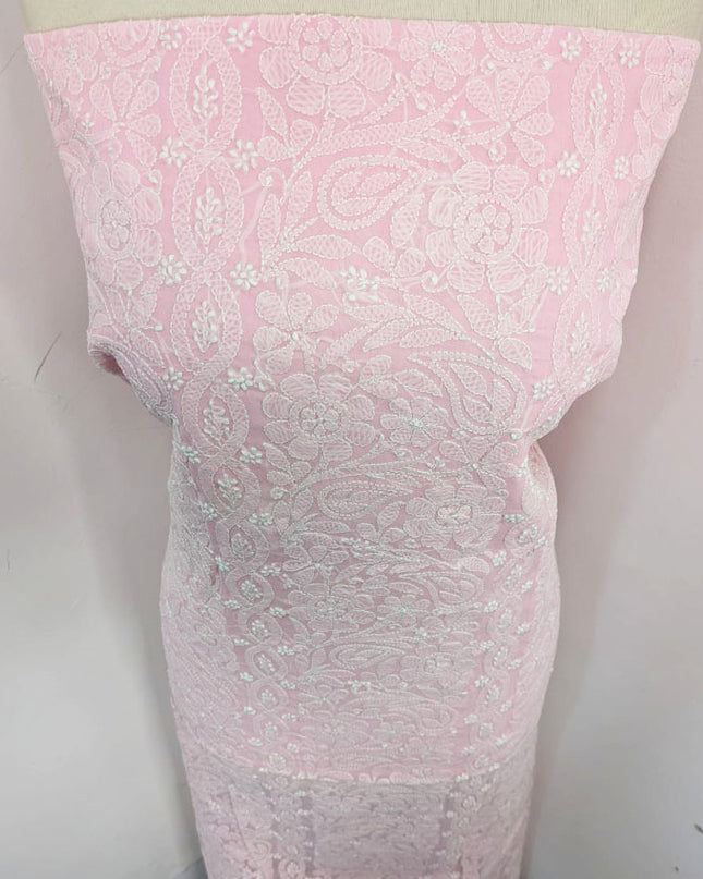 Pure Indian Lawn with Handmade Full Jaal Chikankari Work Shirt Unstitched