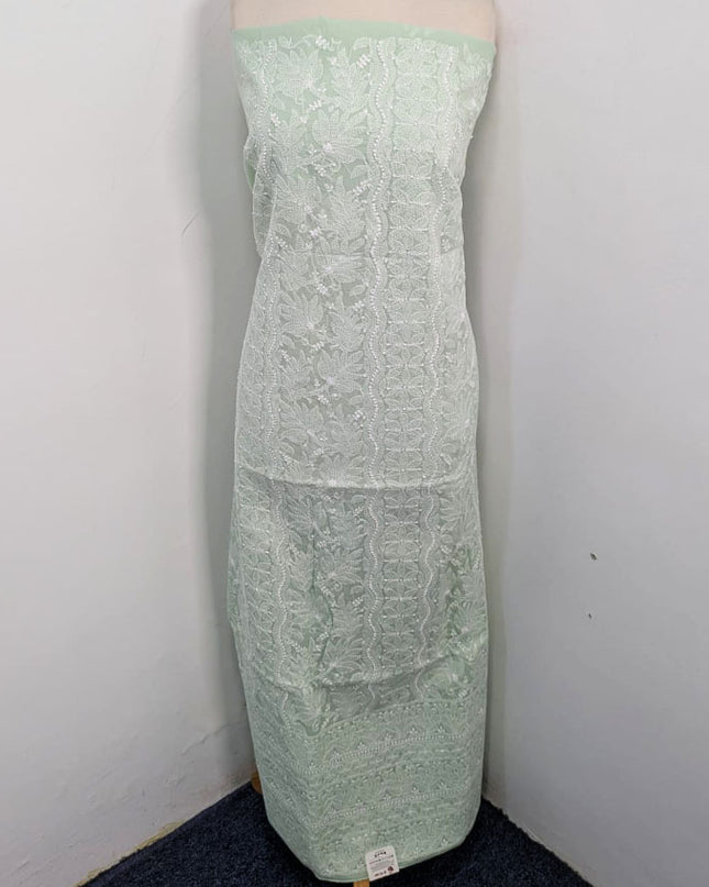 Pure Indian Lawn with Handmade Full Jaal Chikankari Work Shirt Unstitched